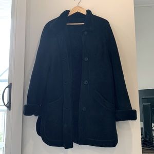 Vintage YSL shearling coat